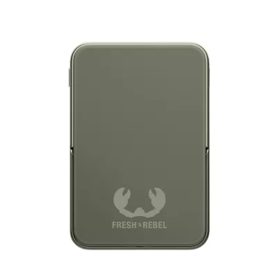Fresh 'n Rebel Powerbank bezprzewodowy 10000 mAh kompatybilny z MagSafe - Dried Green (LT49745-N0049)