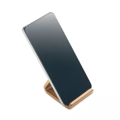 Stojak na telefon z drewna orzechowego HOLD - Drewna (MO3128-40)