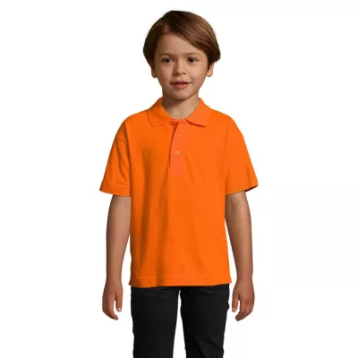 Polo dziecięce piqué 170 g/m² Sol's SUMMER II KIDS - Pomaranczowy (S11344-OR)
