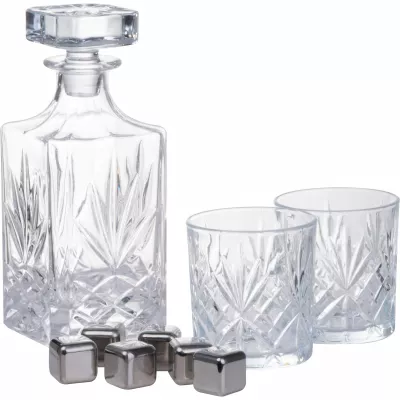 Zestaw do whisky DARLENE - grey (8564813)
