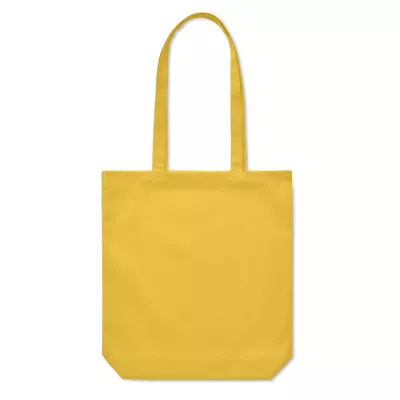 Torba bawełniana na zakupy 270 g/m² RASSA COLOURED - Zólty (MO6442-08)