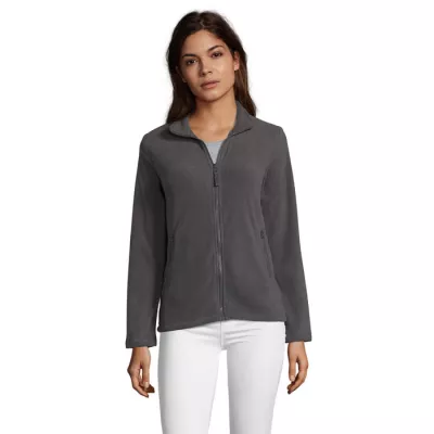Bluza polarowa damska 220 g/m² Sol's NORMAN WOMEN - Szarość Węgla Drzewnego (S02094-CR)