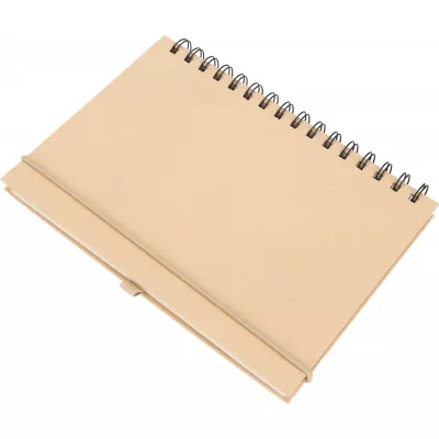 Notes A5 w linie z papieru z recyklingu SILKEBORG - beżowy (321713)