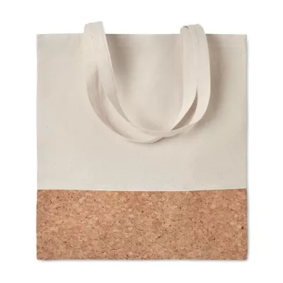 Torba bawełniana z korkową wstawką 160 g/m² ILLA TOTE - Bezowy (MO9517-13)