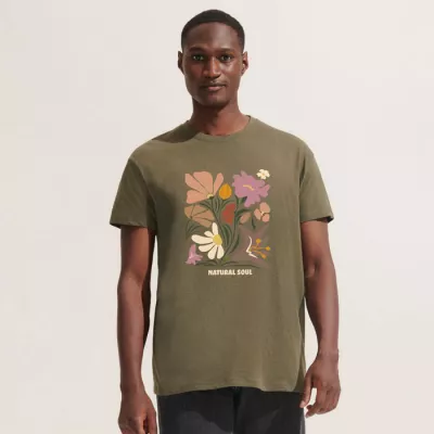 Koszulka unisex bawełniana 150 g/m² Sol's REGENT - Army (S11380-AR)
