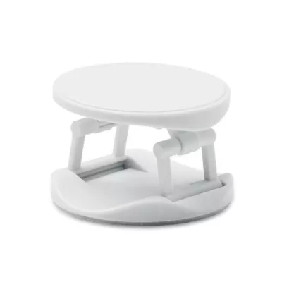 Uchwyt na telefon okrągły składany DOT - Bialy (MO9760-06)