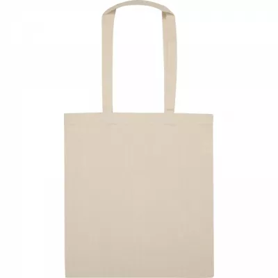 Torba bawełniana z długimi uszami 220 g/m2 WERNER - beżowy (6321913)