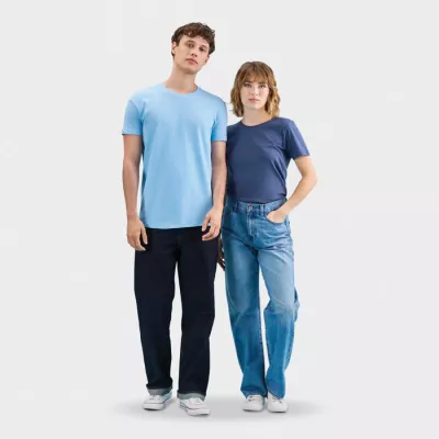Koszulka damska dopasowana 150 g/m² Sol's REGENT WOMEN - Denim (S01825-DM)