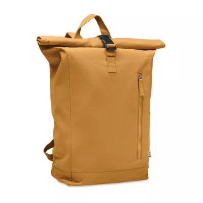 Plecak z bawełny z recyklingu 390 g/m² KAMET - Ochre (MO2552-78)
