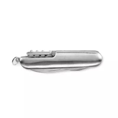 Scyzoryk z aluminium 5 funkcji MULTICHILLO - Srebrny (MO2531-14)