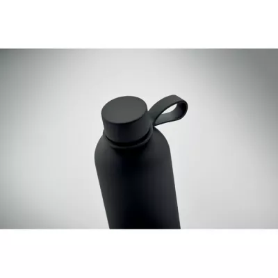 Butelka termiczna ze stali z recyklingu 500 ml EMERALD - Czarny (MO2315-03)