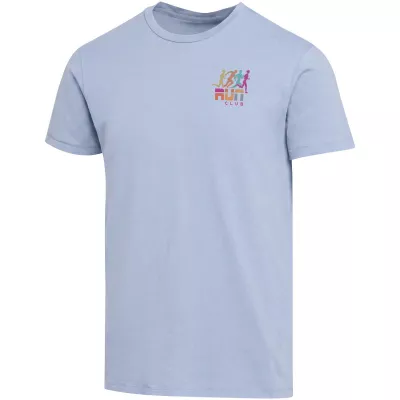 Balfour organiczna koszulka unisex o gramaturze 200 g/m² z krótkim rękawem i certyfikatem OCS - Niebieski mgła (39557-MISTBLUE)