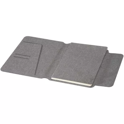 Andean portfolio A5 z recyklingu z certyfikatem RCS  - Szary (10799382)