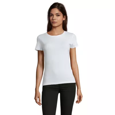 Koszulka damska 150 g/m² Sol's REGENT FIT WOMEN - Bialy (S02758-WH)