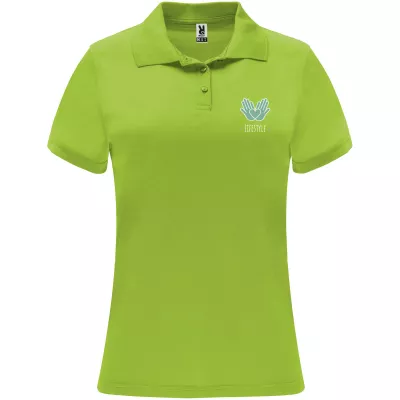 Damska sportowa koszulka polo z poliestru 150 g/m² ROLY MONZHA WOMAN 0410 - Limonka (R0410-LIME)