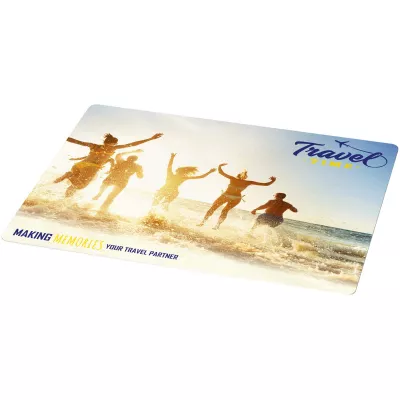 Podkładka pod mysz Lumin z pełnokolorowym nadrukiem - Biały (21075901)