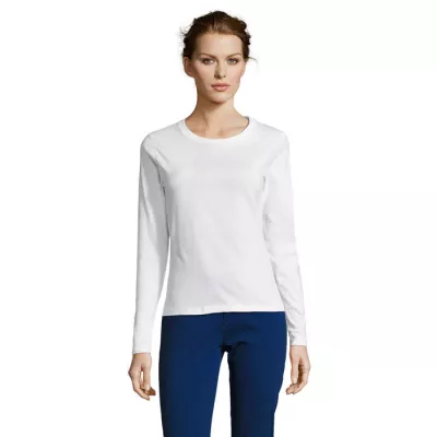 Longsleeve damski 150 g/m² Sol's MAJESTIC - Bialy (S11425-WH)