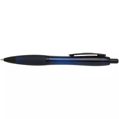 Nash długopis z tworzyw sztucznych pochodzących z recyklingu z czarnymi wykończeniami (czarny tusz) - Navy Blue (10629655)
