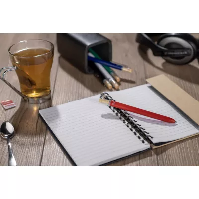 Długopis z odpadów ocean bound OCEANO - czerwony (19740-04)