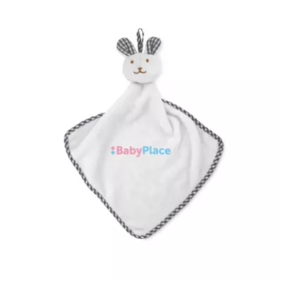 Ręcznik dziecięcy pluszowy z królikiem 180 g/m² HUG ME - Bialy (MO9777-06)