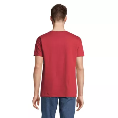 Koszulka męska bawełniana 190 g/m² Sol's IMPERIAL - Folk Red Twin (S11500-FR)