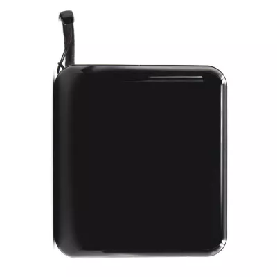Power bank 10000 mAh, 3 kable do ładowania w komplecie | Tim - czarny (V0903-03)