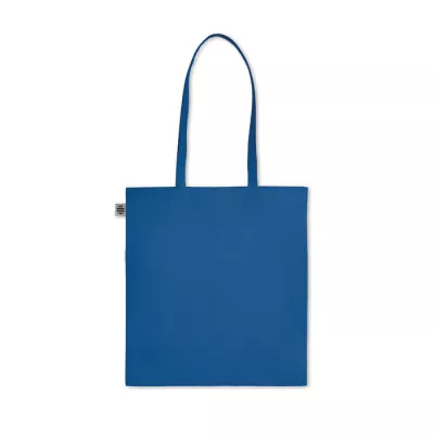 Torba z bawełny organicznej 140 g/m² ZIMDE COLOUR - Niebieski (MO6189-37)