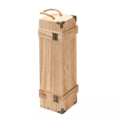 Pudełko na wino z drewna paulowni VINBOX + - Drewna (MO3121-40)