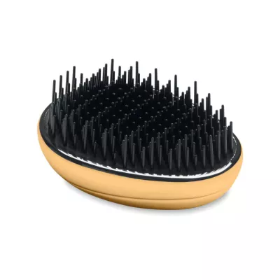 Szczotka do włosów przeciw plątaniu BRUSH - Matowy Zloty (MO3163-98)