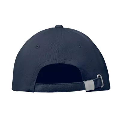 Czapka z daszkiem 6-panelowa 260 g/m² BUFFALO - Biały/Ciemnoniebieski (MO1464-54)