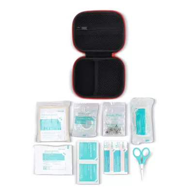 15-częściowa apteczka pierwszej pomocy Everest - czerwony (LT90310-N0021)