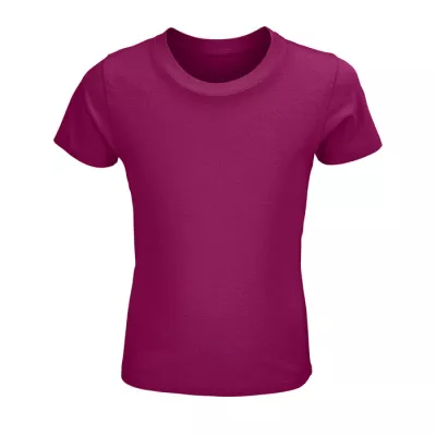 Koszulka organiczna 150 g/m² Sol's CRUSADER KIDS - Fuchsia (S03580-FU)