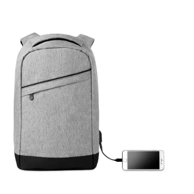 Plecak antykradzieżowy na laptopa 13" BERLIN - Szary (MO9294-07)
