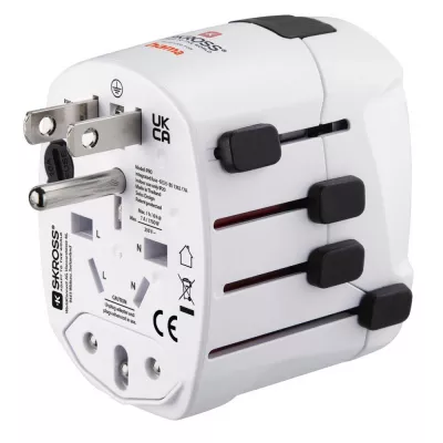 Adapter podróżny Skross for Hama Pro - biały (VH050-02)
