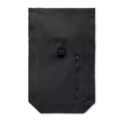 Plecak z bawełny z recyklingu 390 g/m² KAMET - Czarny (MO2552-03)