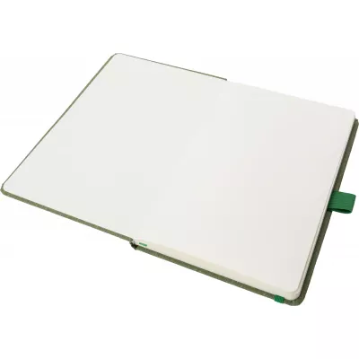 Notatnik A5 w kropki z papieru z recyklingu AGNESE - zielony (2179909)