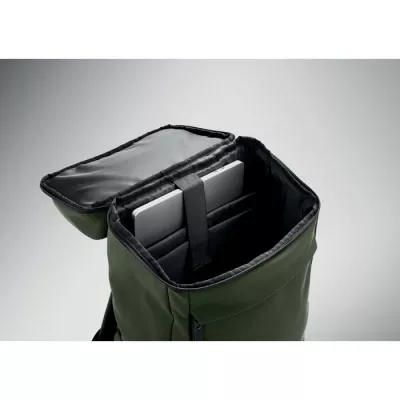 Plecak na laptop 15" z PU BOULDER - Ciemnozielony (MO3122-60)