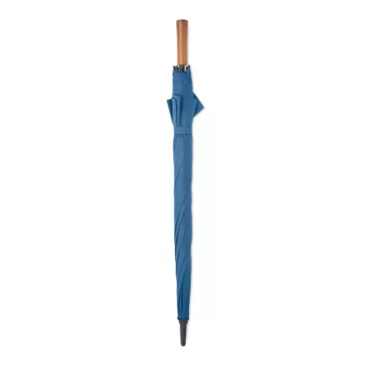 Parasol automatyczny 27" z drewnianą rączką RAYNA - Niebieski (MO3220-37)