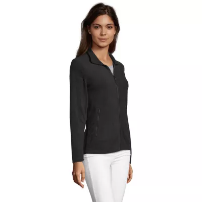 Bluza polarowa damska 220 g/m² Sol's NORMAN WOMEN - Czarny (S02094-BK)