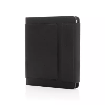 Teczka konferencyjna A5 Swiss Peak Heritage, notatnik, PU z recyklingu - black (P774.421)