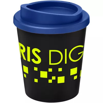 Kubek termiczny z plastiku 250 ml dowolny mix kolorów - Czarny-Niebieski (21009202)