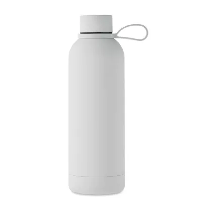 Butelka termiczna ze stali z recyklingu 500 ml EMERALD - Bialy (MO2315-06)