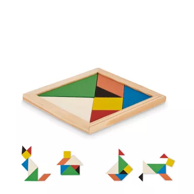 Tangram drewniany 7 elementów TANGRAM - Drewna (MO6693-40)