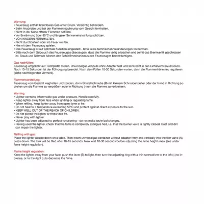 Zapalniczka plastikowa GEOFFREY - zielony (9755209)