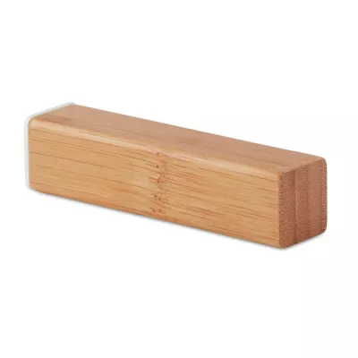 Powerbank w bambusowej obudowie 2200 mAh POWERBAM - Drewna (MO9673-40)