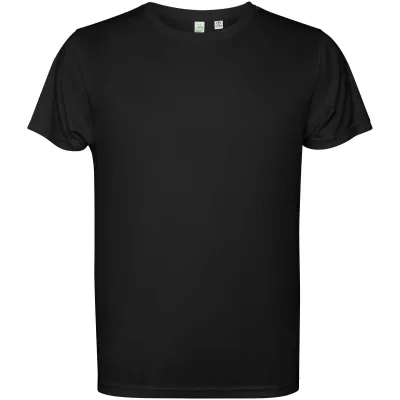 Estoril short sleeve kids t-shirt - Czarny (K0430-BLACK)