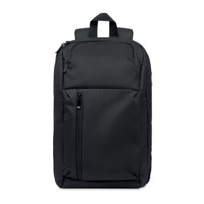 Plecak na laptop 15" z RPET 15 l DOHA - Czarny (MO3123-03)