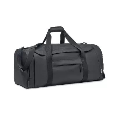 Torba sportowa duża z RPET 300D VALLEY DUFFLE - Czarny (MO2053-03)
