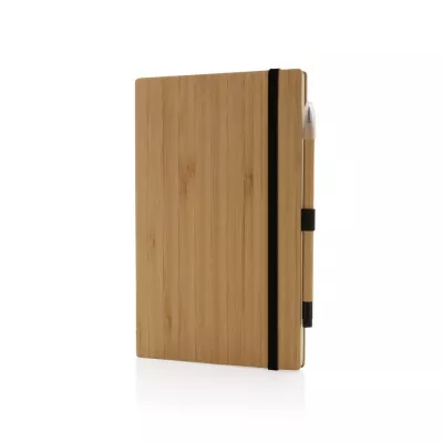 Bambusowy notatnik A5 z ołówkiem Infinity - brązowy (P774.469)