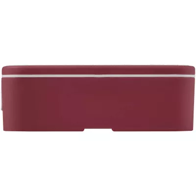 MIYO POP jednopoziomowe pudełko śniadaniowe o pojemności 700 ml - Bordo (21077822)